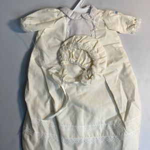 Cabbage patch vintage coleco beige nightgown doll clothe nwot